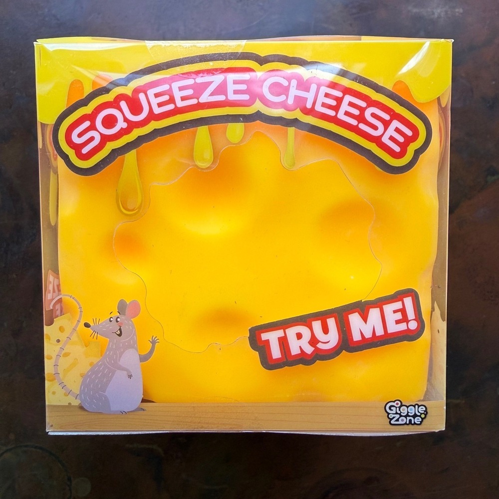 Squeeze Cheese Squishy XL Jumbo Fidget Toy Sunny Days Stress Relief Squeeze NEW‎